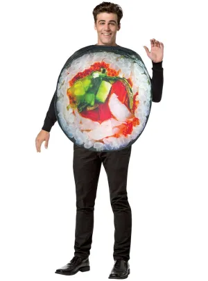 Realistic Sushi Roll Adults Funny Food Costume