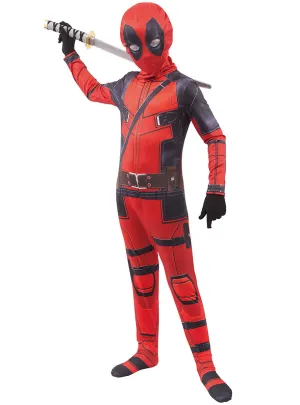 Red and Black Anti-Hero Boys Superhero Costume