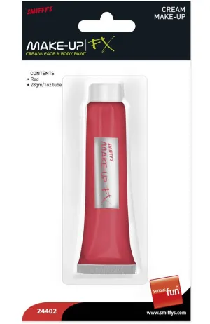 Red Face and Body Cream Makeup