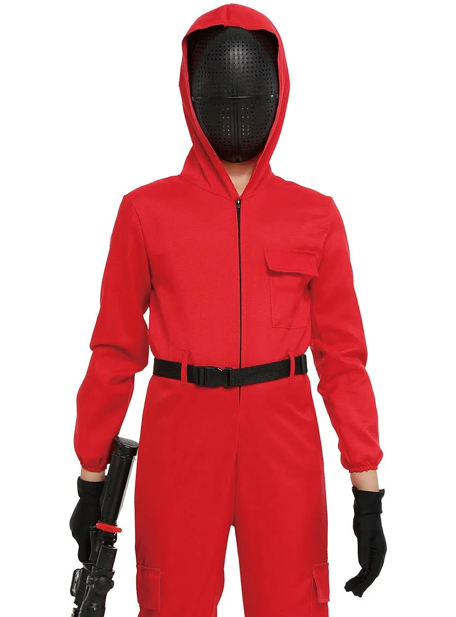 Red Guard Boys Costume Jumpsuit