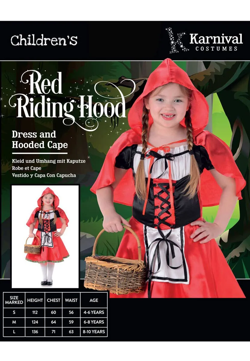 Red Riding Hood Girls Book Week Costume