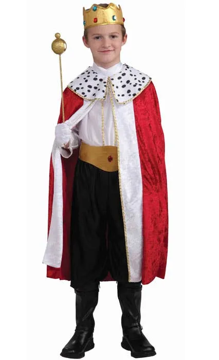 Regal King Boys Fancy Dress Costume