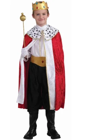 Regal King Boys Fancy Dress Costume