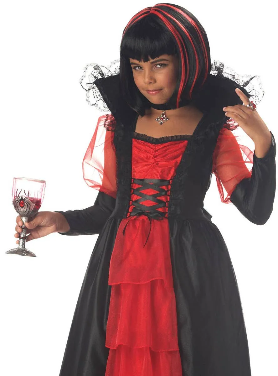 Regal Vampira Girls Halloween Dress Up Costume