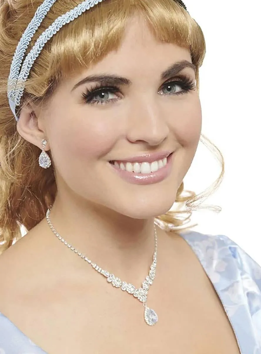 Regency Era Daphne Diamond Necklace and Earrings Set