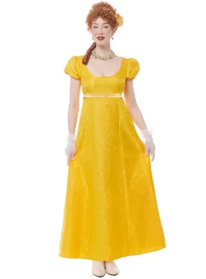 Regency Lady Penelope Bridgerton Style Womens Costume