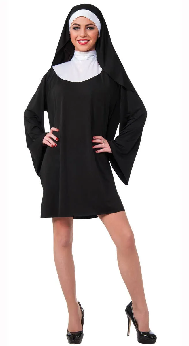Religious Nun Womens Fancy Dress Costume