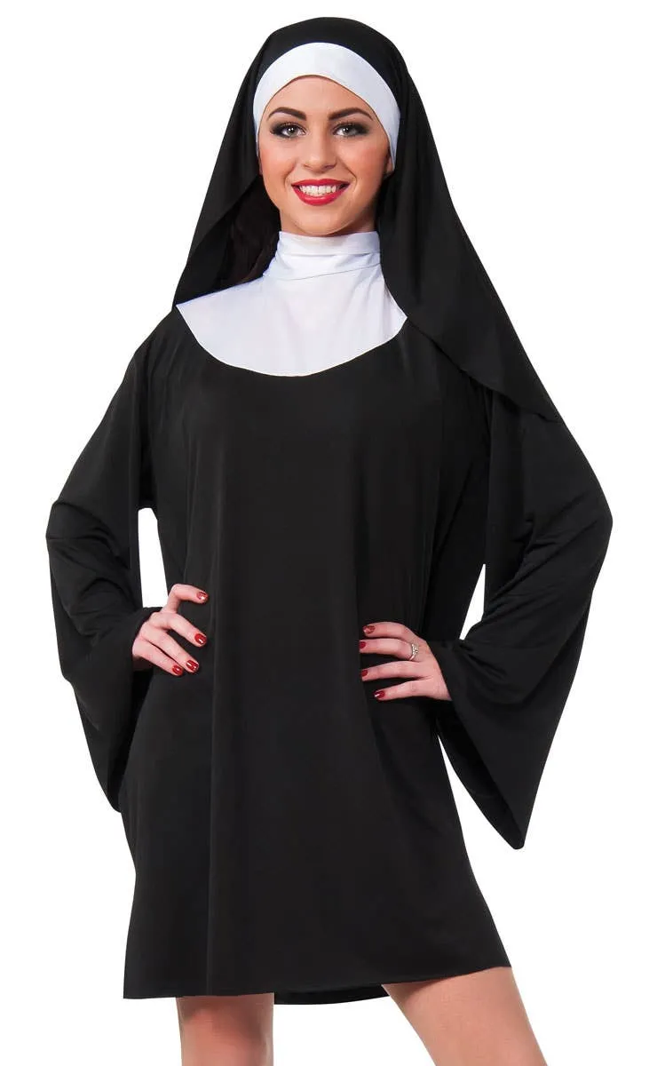 Religious Nun Womens Fancy Dress Costume