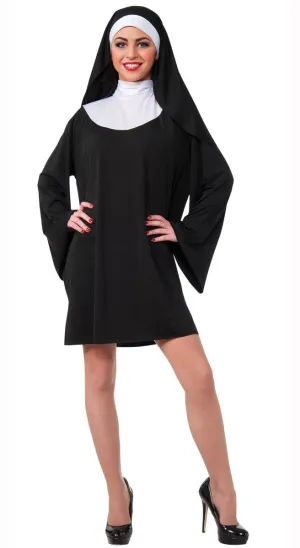 Religious Nun Womens Fancy Dress Costume