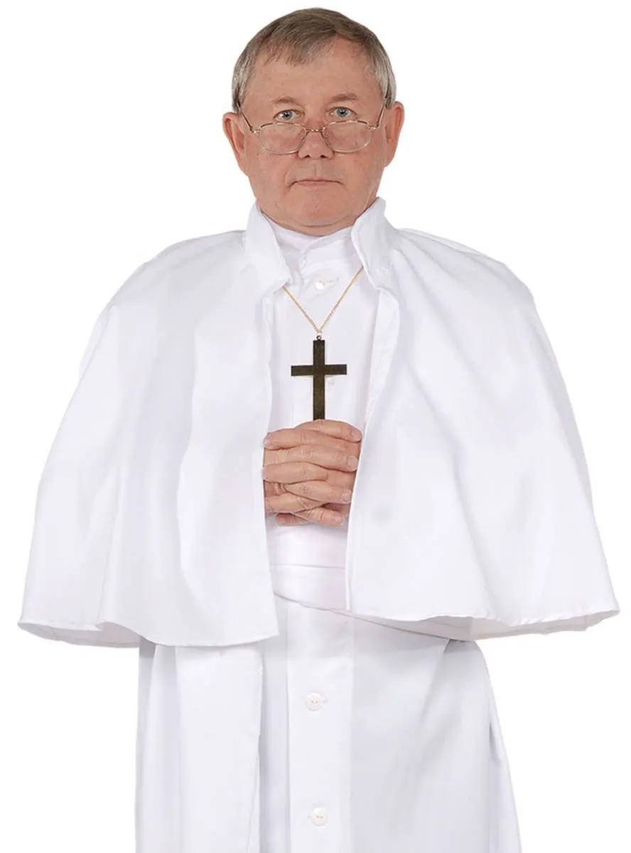 Religious Pope Mens Catholic Fancy Dress Costume