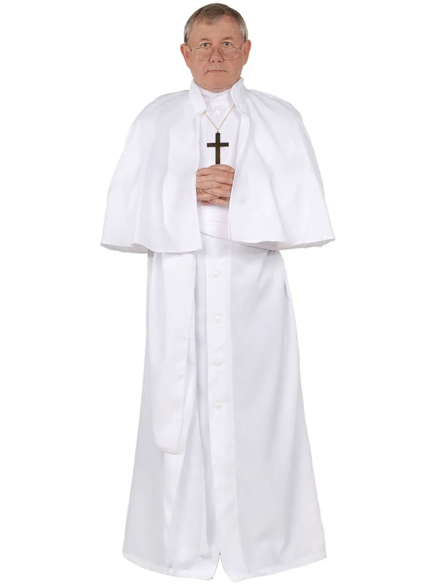 Religious Pope Mens Catholic Fancy Dress Costume