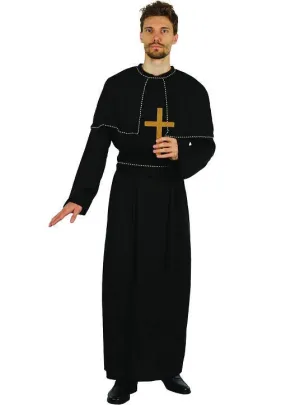 Religious Priest Mens Dress Up Costume