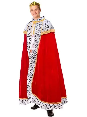 Renaissance King Mens Fancy Dress Costume