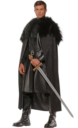 Renaissance Man Black Costume Cape