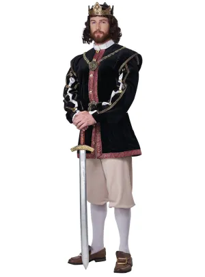 Renaissance Mens Deluxe Elizabethan King Costume