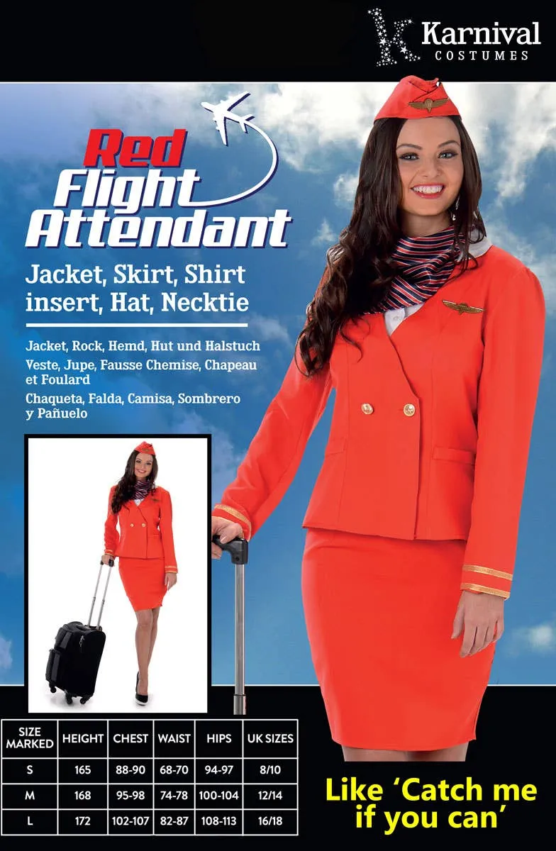 Retro Flight Attendant Womens 1940s Costume