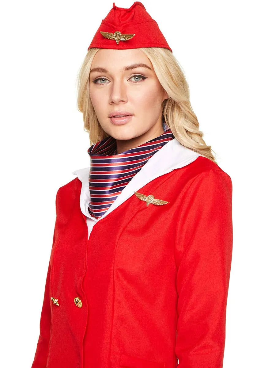 Retro Flight Attendant Womens 1940s Costume