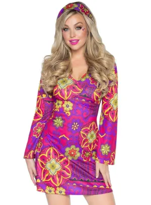 Retro Go-Go Dancer Womens 1960s Costume