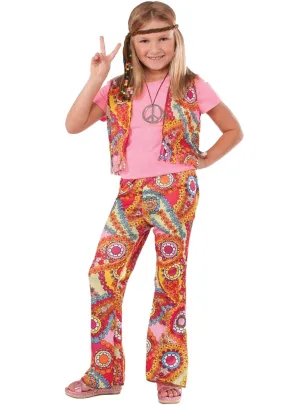 Retro Hippie Girls 1960s Costume