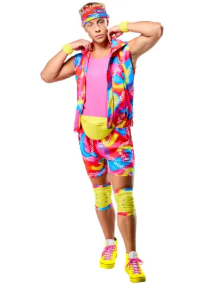 Retro Rollerskating Ken Mens Licensed Barbie Movie Costume