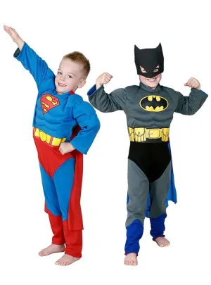 Reversible Batman to Superman Boys Dress Up Costume