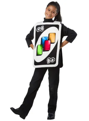 Reversible Uno Draw Four Card Girls Officially Licensed Costume