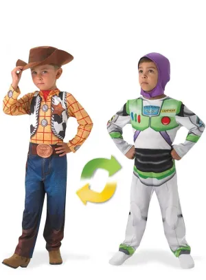 Reversible Woody to Buzz Lightyear Boys Costume