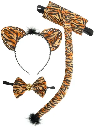 Rhinestone Tiger 3 Piece Accessory Kit
