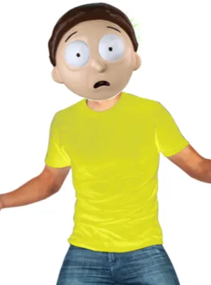 Rick and Morty Mens Morty Costume