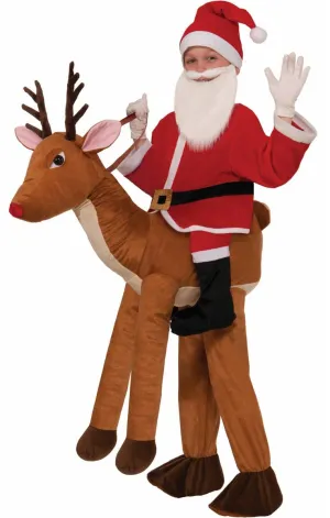 Ride-A-Reindeer Kids Christmas Costume