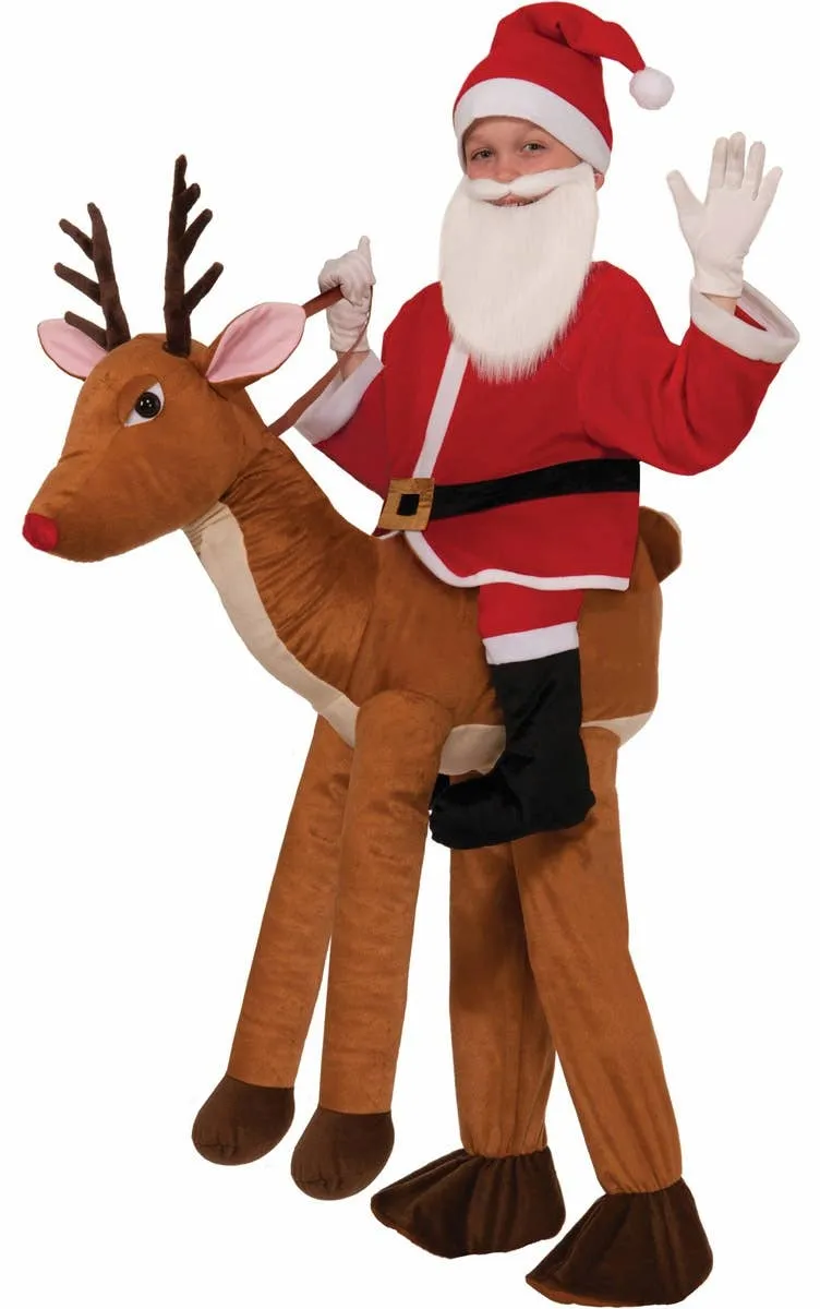 Ride-A-Reindeer Kids Christmas Costume