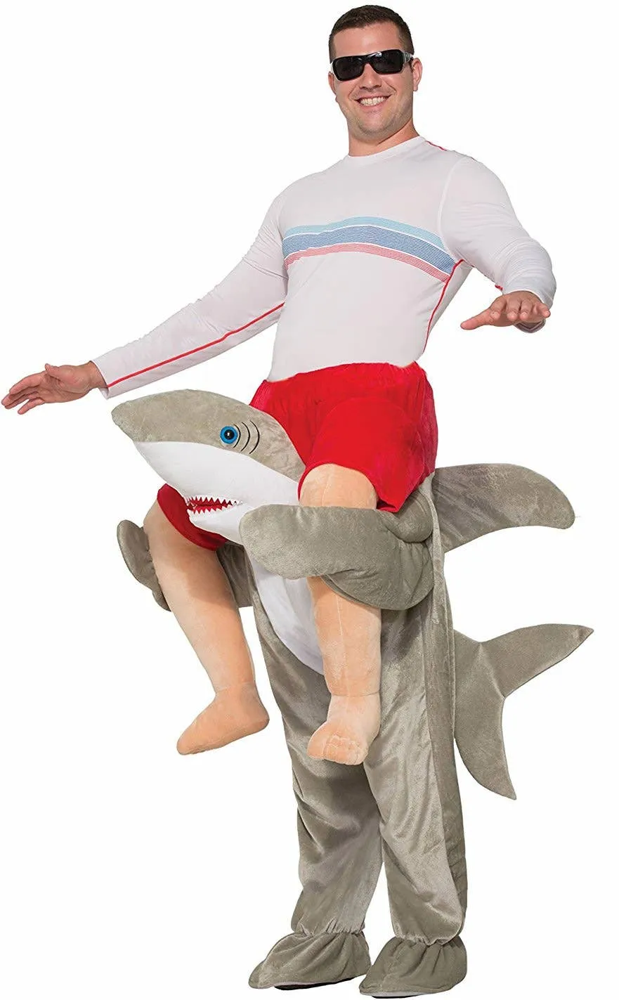 Ride A Shark Adults Piggyback Costume