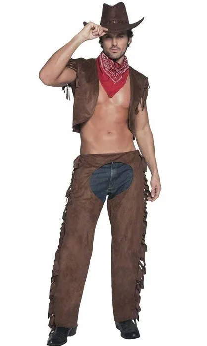 Ride Em' High Sexy Mens Cowboy Dress Up Costume