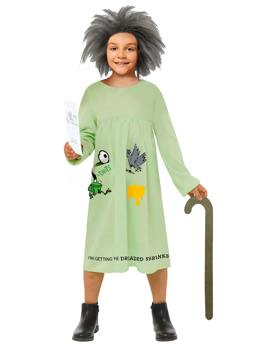 Roald Dahl Girls Classic Mrs Twit Book Week Costume