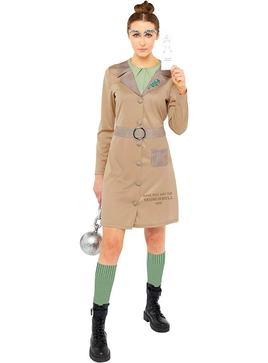 Roald Dahl Womens Miss Trunchbull Book Week Costume
