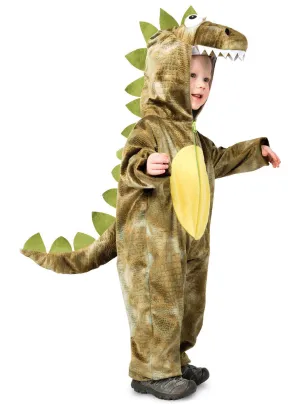 Roarin Rex Green Dinosaur Boys Costume