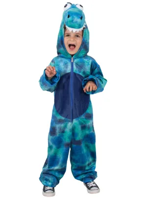 Roarin Rex Toddler Boys Blue Dinosaur Costume