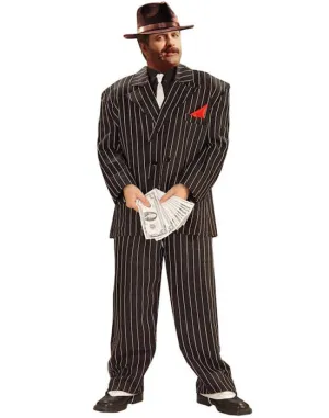 Roaring 20s Chicago Gangster Plus Size Mens Costume
