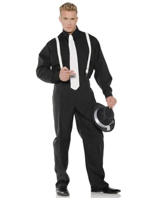 Roaring 20s Pinstripe Gangster Suit Mens Costume
