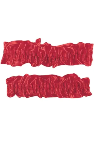Roaring 20s Red Garter Arm Band Costume Accessory Pack
