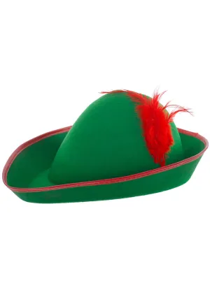 Robin Hood Adults Green Costume Hat