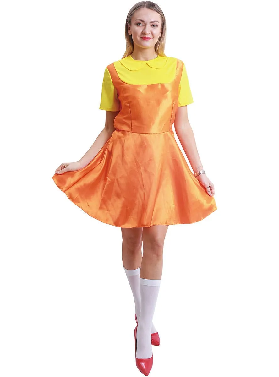Robot Doll Squid Play Womens Costume