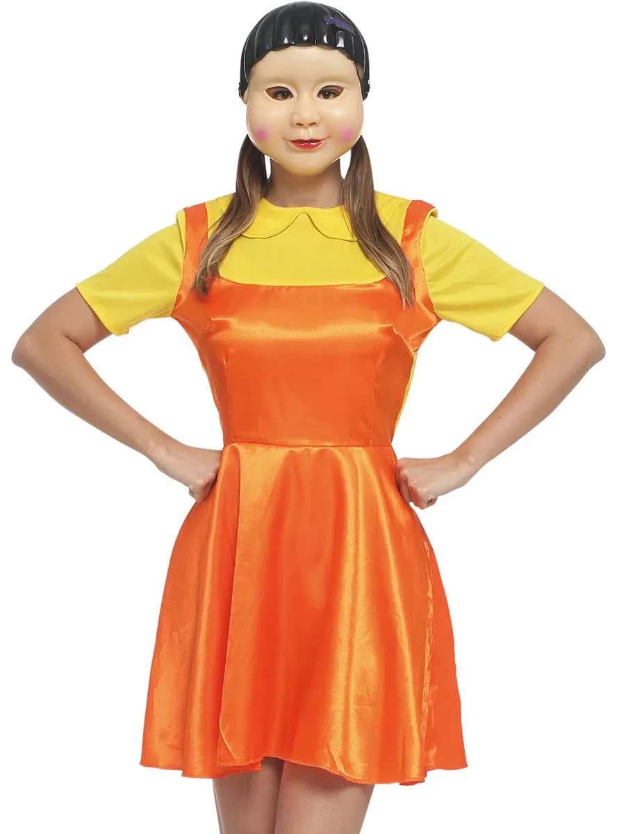 Robot Doll Squid Play Womens Costume