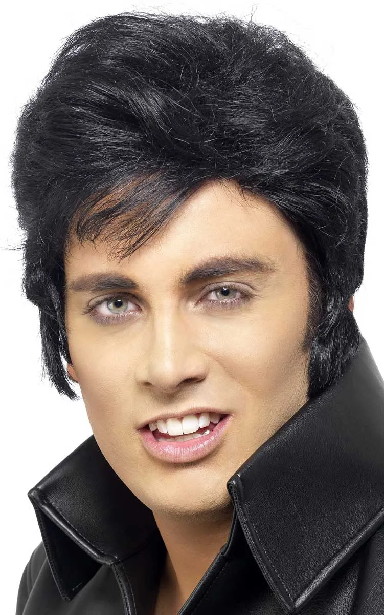 Rock and Roll Mens Elvis Presley Costume Wig