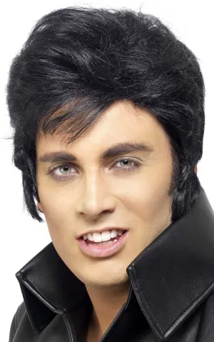 Rock and Roll Mens Elvis Presley Costume Wig