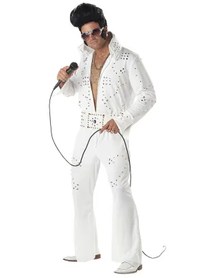 Rock Legend Mens 70s Elvis Presley Costume