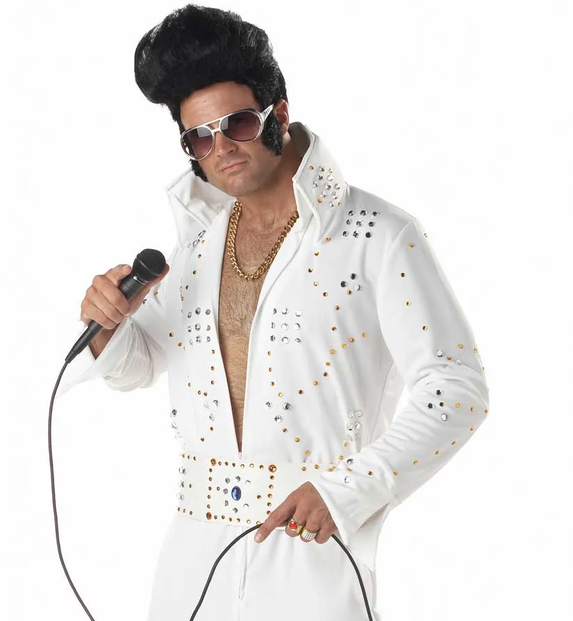 Rock Legend Mens 70s Elvis Presley Costume