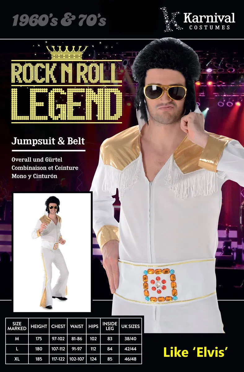 Rock Legend Mens Elvis Presley Costume