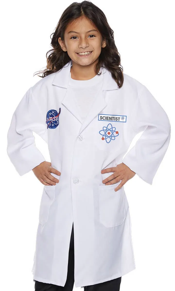 Rocket Scientist Lab Coat Kids Fancy Dress Costume