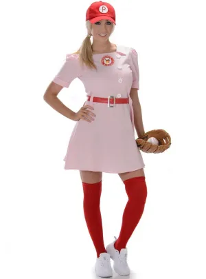 Rockford Peaches Baseball Team Inspired Womens Costume